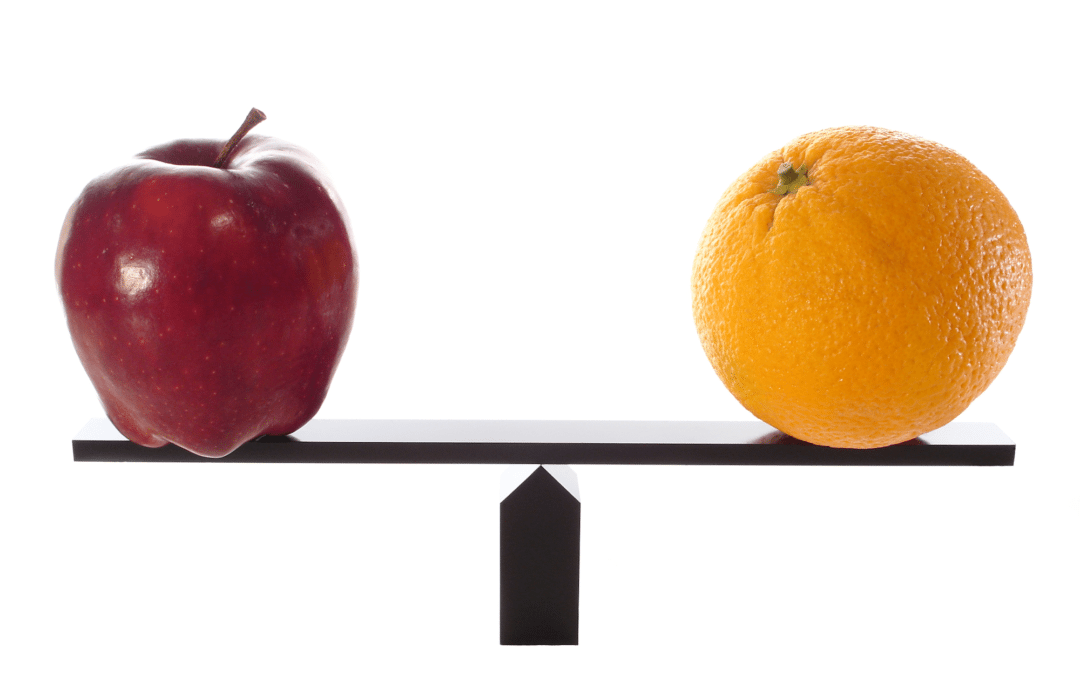 Apples to Oranges When Buying or Selling